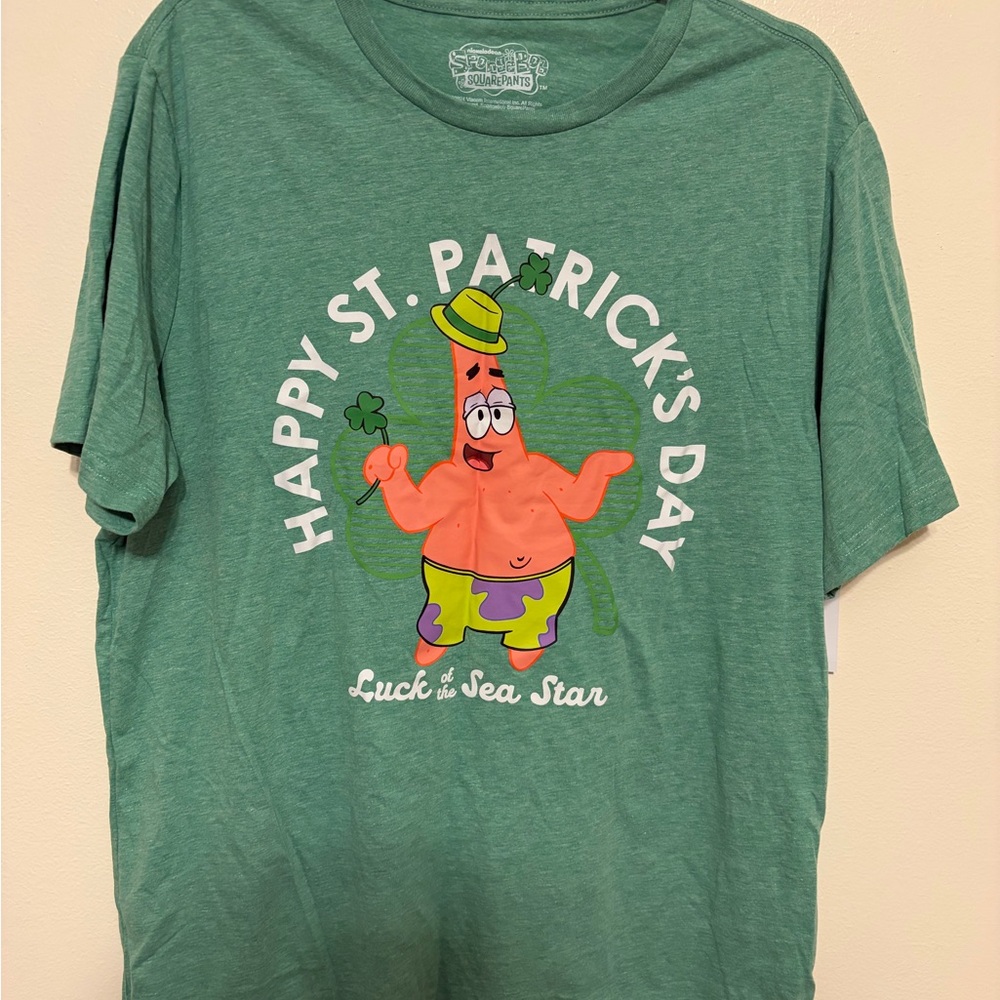 Hybrid Apparel Green Graphic Tee